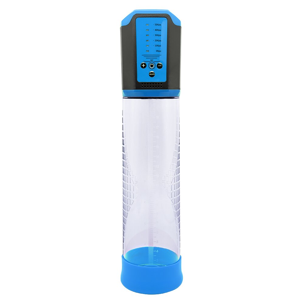 STD Pompa Electrica Automata Pentru Marirea Penisului 5 Moduri Presiune USB Albastru