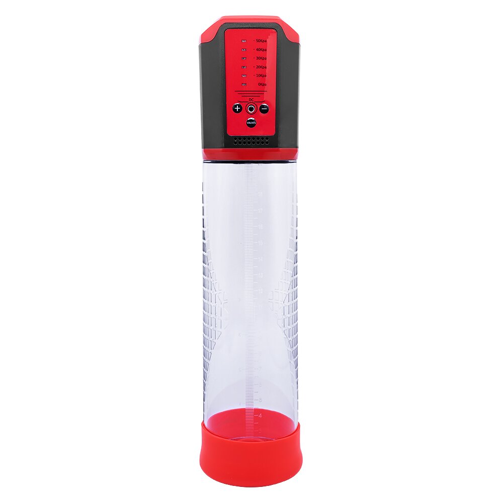 STD Pompa Electrica Automata Pentru Marirea Penisului 5 Moduri Presiune USB Rosu