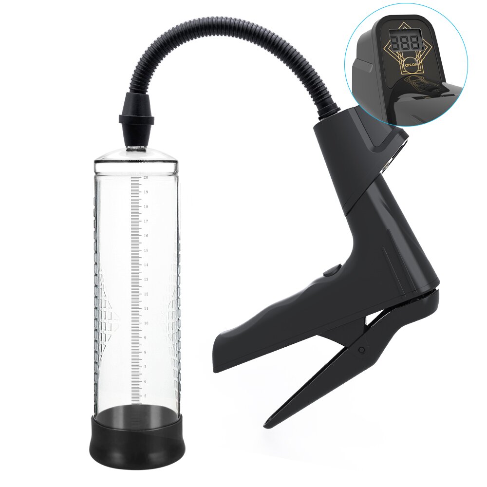 STD Pompa pentru Marirea Penisului Air Gun Afisaj LCD