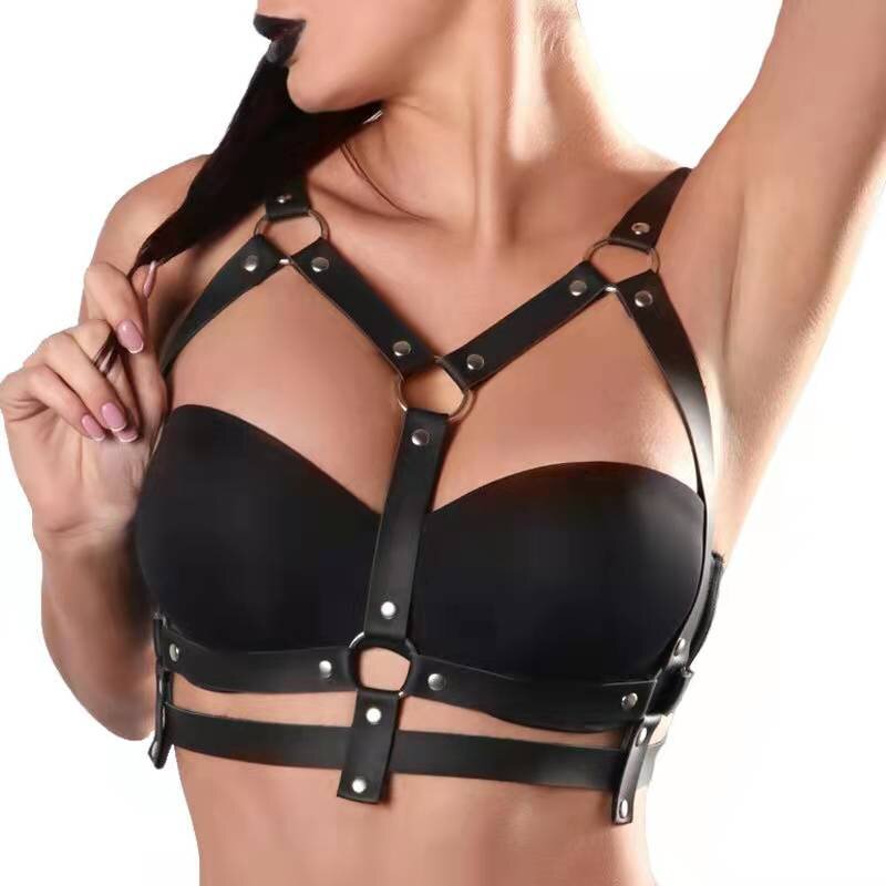 STD Sistem Harness Gothic Top Piele Ecologica OS