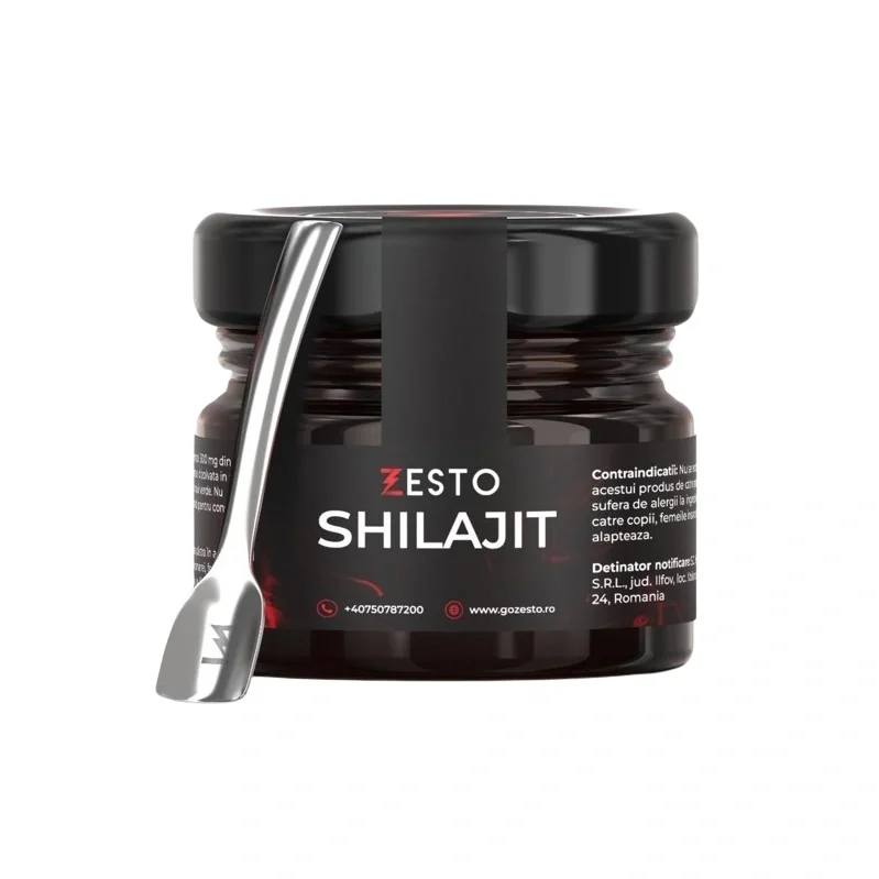  Supliment Alimentar Unisex Zesto Shilajit pentru Energie Vitalitate Potenta 20 gr
