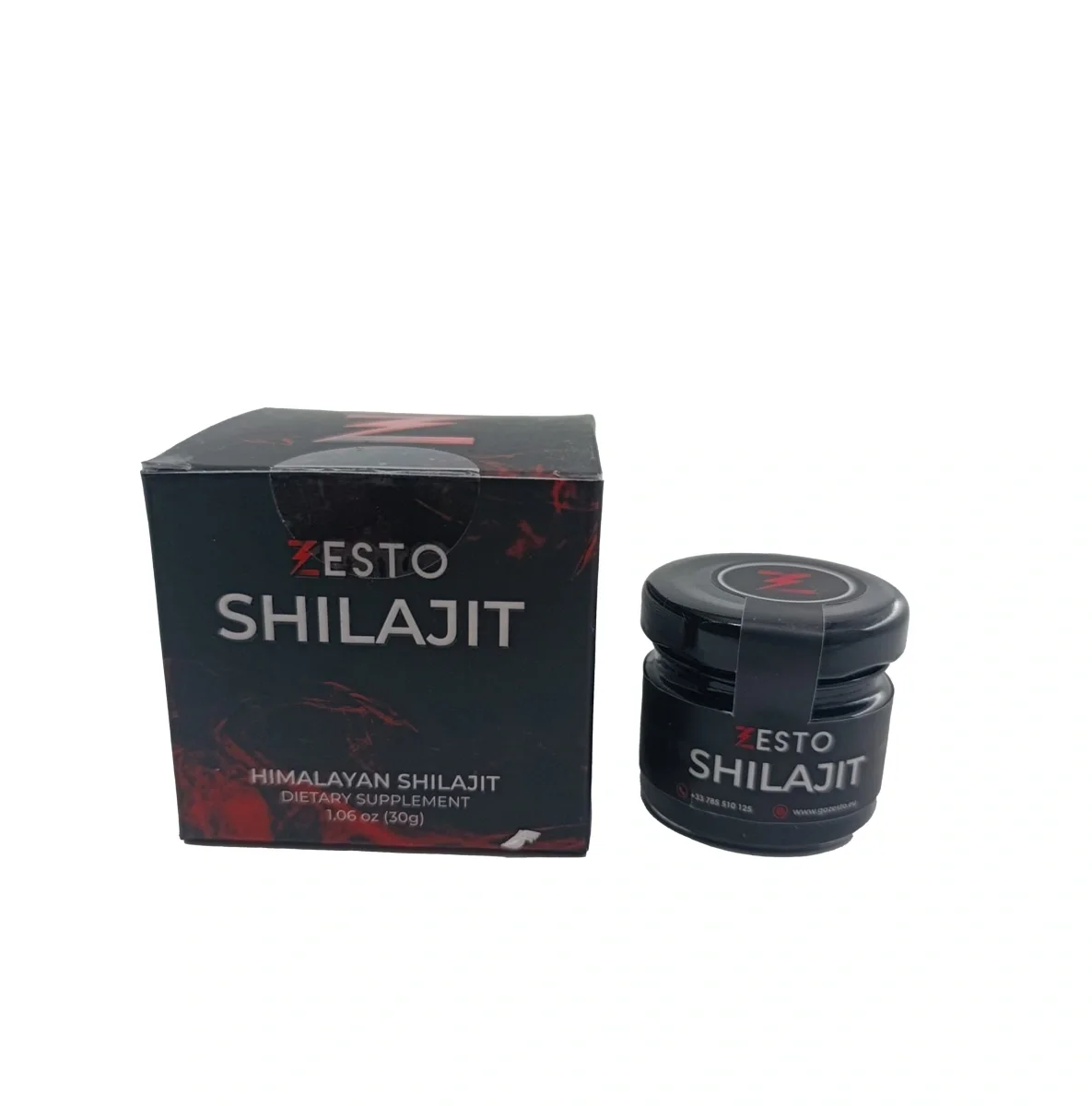  Supliment Alimentar Unisex Zesto Shilajit pentru Energie Vitalitate Potenta 30 gr