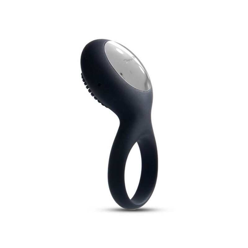 SVAKOM Inel de Penis Tyler 5 Moduri Vibratii+5 Intensitati Silicon USB Negru