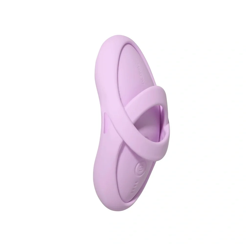 SVAKOM Vibrator Finger Echo2 5 Moduri Vibratii 5 Intensitati Silicon Lichid USB Lila