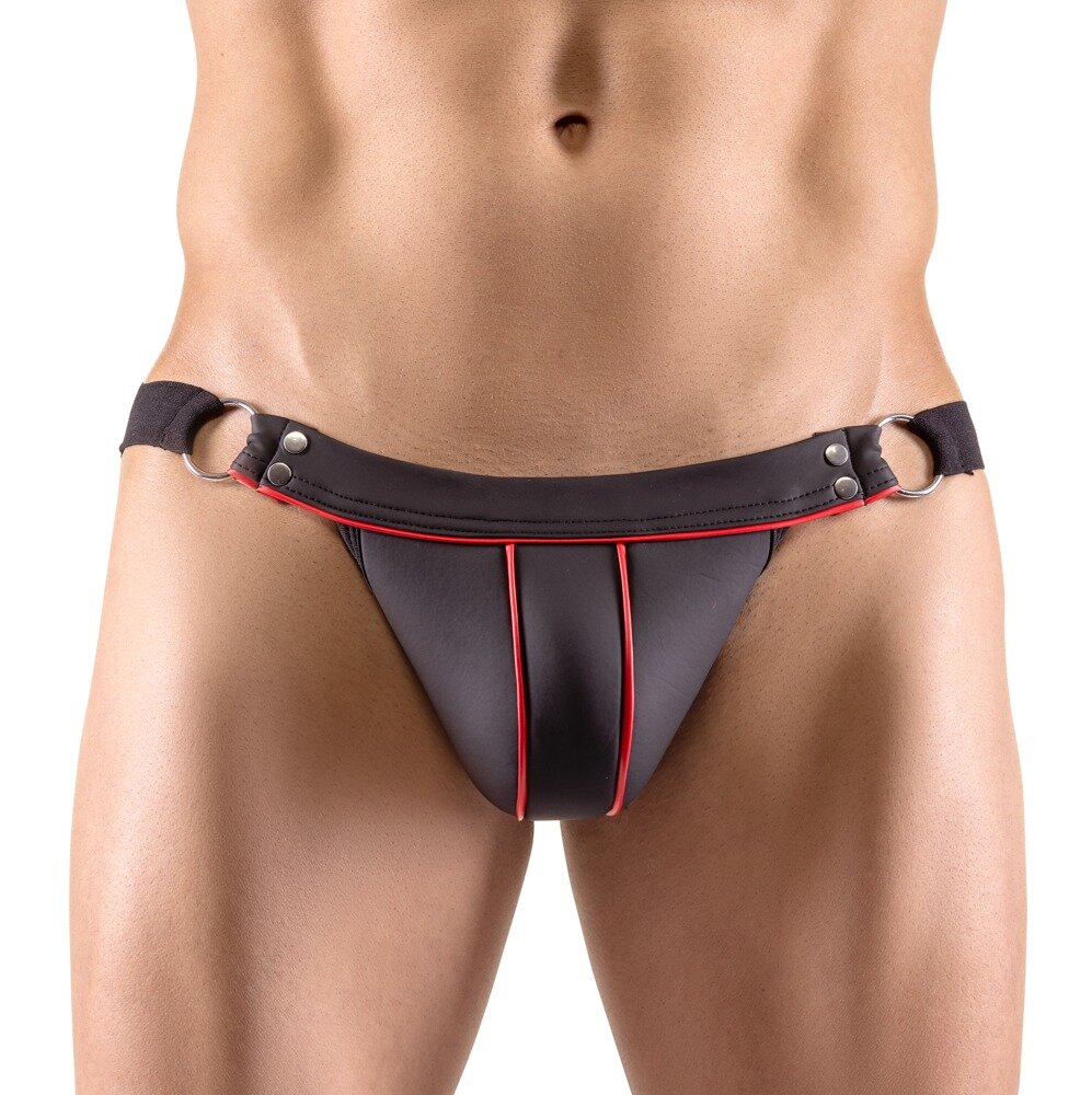 Svenjoyment Bikini Open-Back Negru/Rosu L/XL