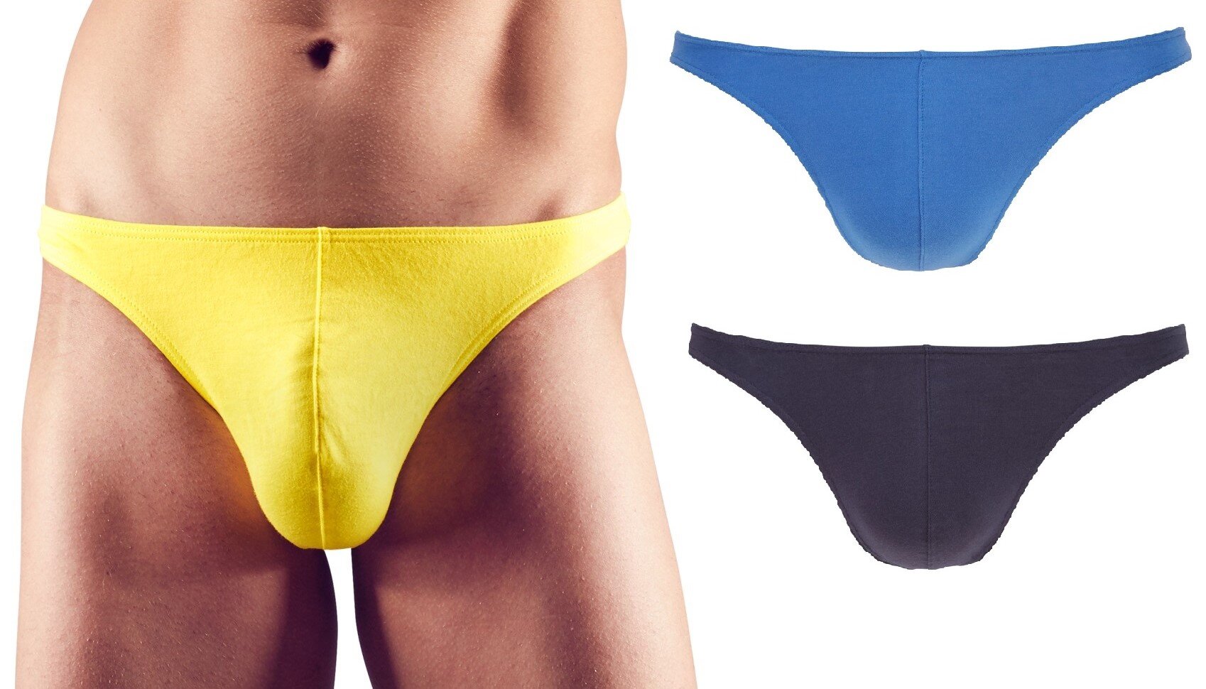 Svenjoyment Set 3 Bikini din Bumbac Mix Culori S