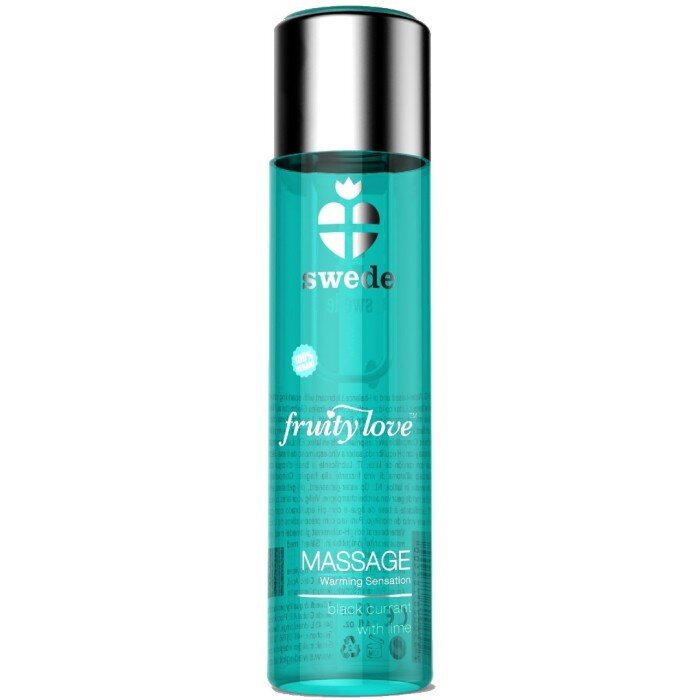 SWEDE Ulei de Masaj Fruity Love Efect de Incalzire Aroma Coacaze Negre cu Lime 60 ml