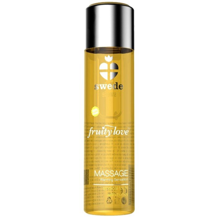 SWEDE Ulei de Masaj Fruity Love Efect de Incalzire Aroma Fructe Tropicale cu Miere 60 ml