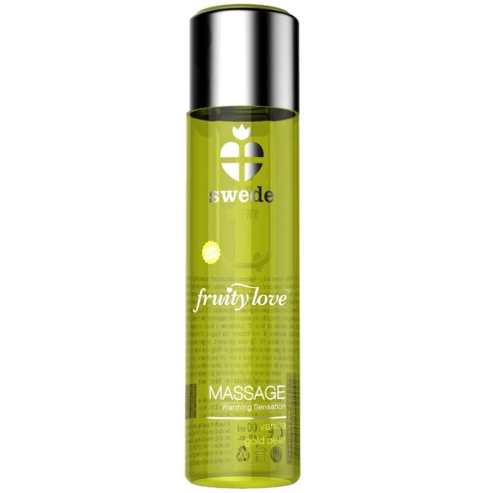SWEDE Ulei de Masaj Fruity Love Efect de Incalzire Aroma Vanilie si Para 60 ml