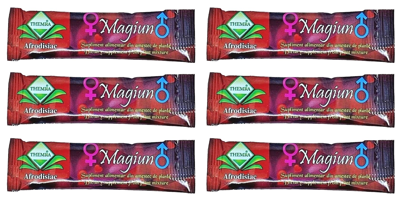 THEMRA Set 6 Bucati -Supliment Alimentar pe Baza de Magiun cu Potential Afrodisiac 6x12 grame