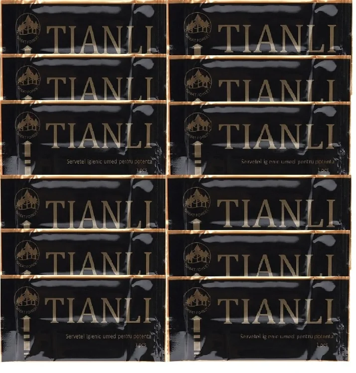 Tianli Set 12 Servetele Umede Impotriva Ejacularii Precoce