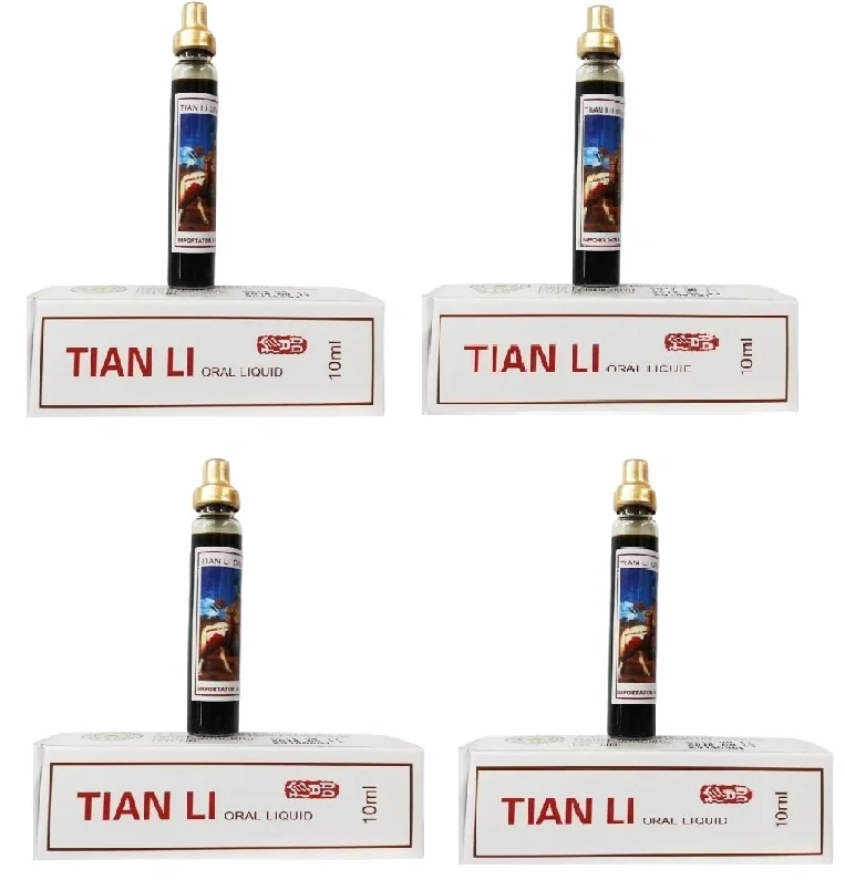 Tianli Set 4 Fiole pentru Imbunatirea Potentei si Erectiei 4x10 ml