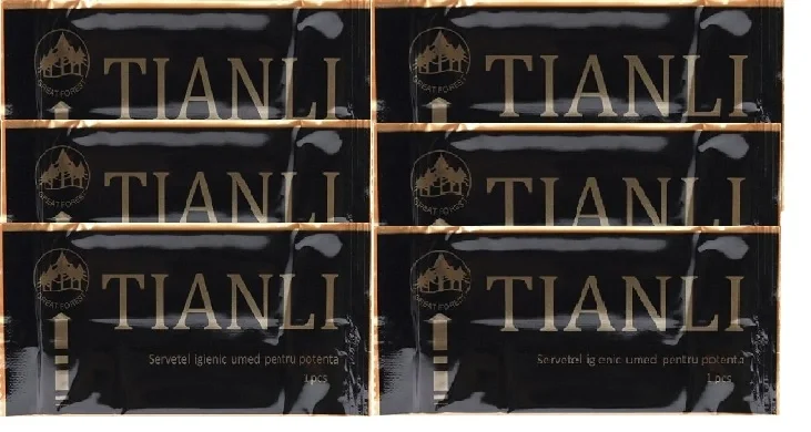 Tianli Set 6 Servetele Umede Impotriva Ejacularii Precoce