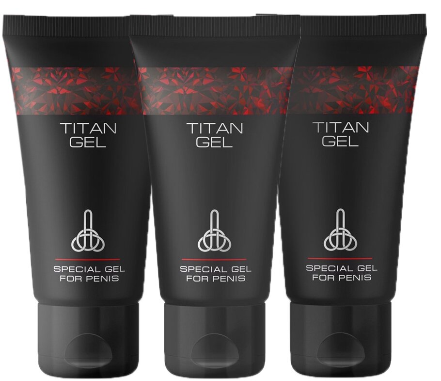 Titan Set 3 Bucati - Gel pentru Marirea Penisului 50 ml