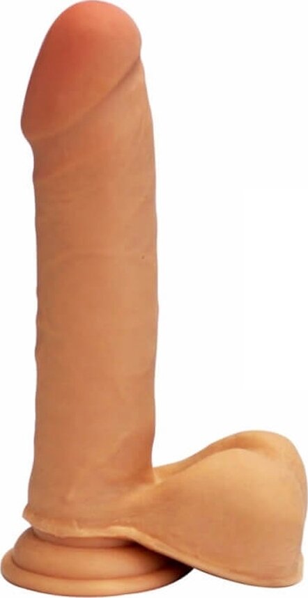 TOY JOY Dildo Get Real Dual Density Ciocolatiu 20.5 cm