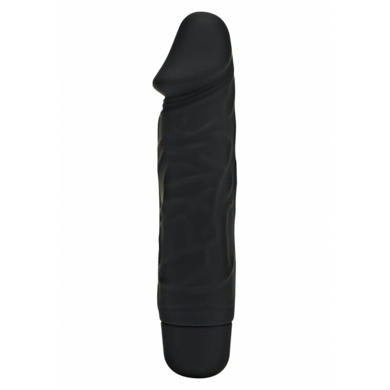 TOY JOY Mini Vibrator Realist Classic Multispeed Silicon Negru 15.5 cm