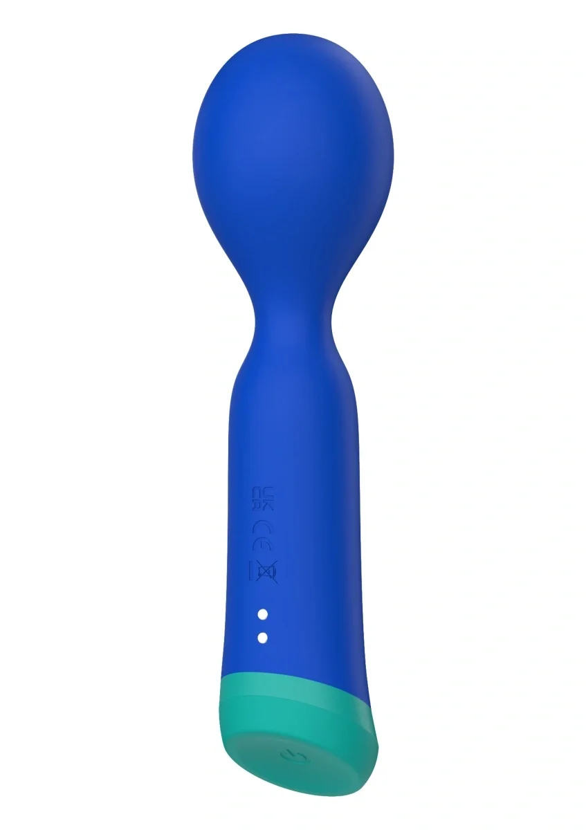 TOY JOY Vibrator Fierce 10 Moduri Vibratii Silicon USB Magnetic Albastru 17 cm