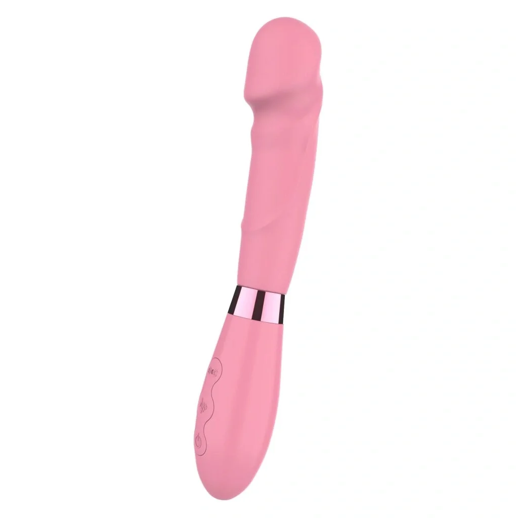 TOY JOY Vibrator Pop Supreme 10 Moduri Vibratii Silicon USB Roz 21 cm