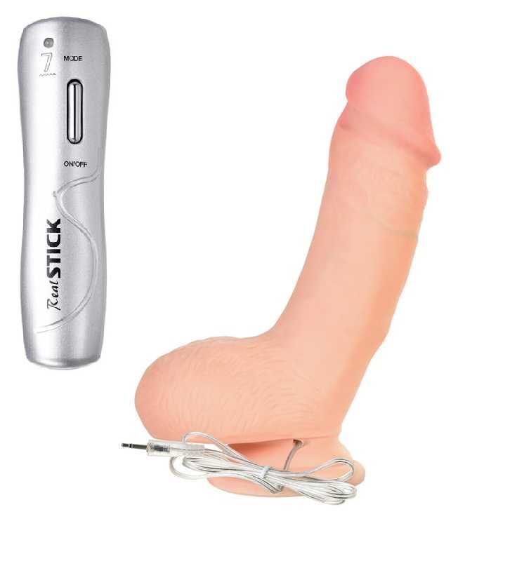 ToyFa Vibrator RealStick Elite Natural 19 cm