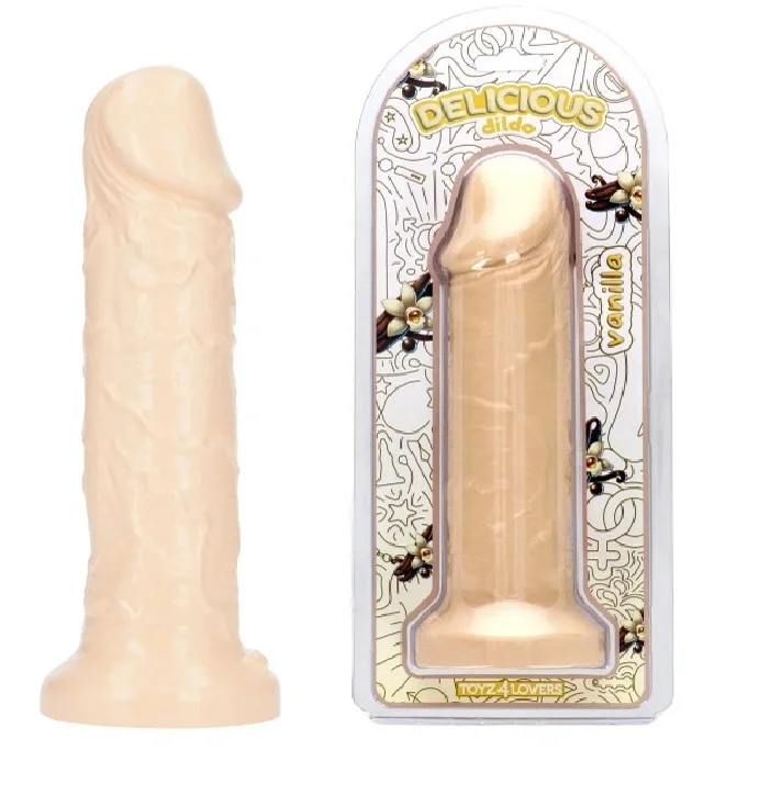 TOYZ4LOVERS Dildo Realist Parfumat Max Aroma Vanilie PVC Natural 25 cm