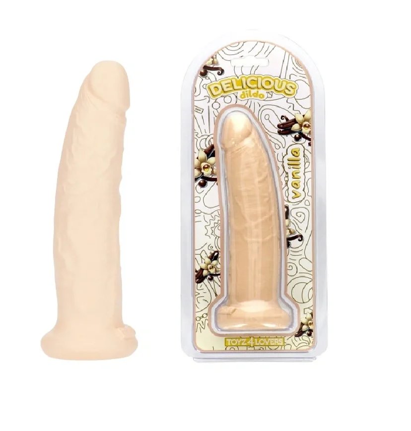 TOYZ4LOVERS Dildo Realist Parfumat Sam Aroma Vanilie PVC Natural 19.5 cm