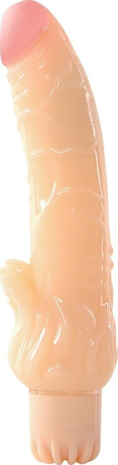 TOYZ4LOVERS Vibrator cu Limbute pentru Clitoris Real Shock Multispeed PVC Natural 23 cm