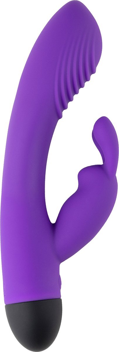 Virgite Vibrator Iepuras V6 7 Moduri Vibratii 4 Viteze Silicon USB Mov 19 cm
