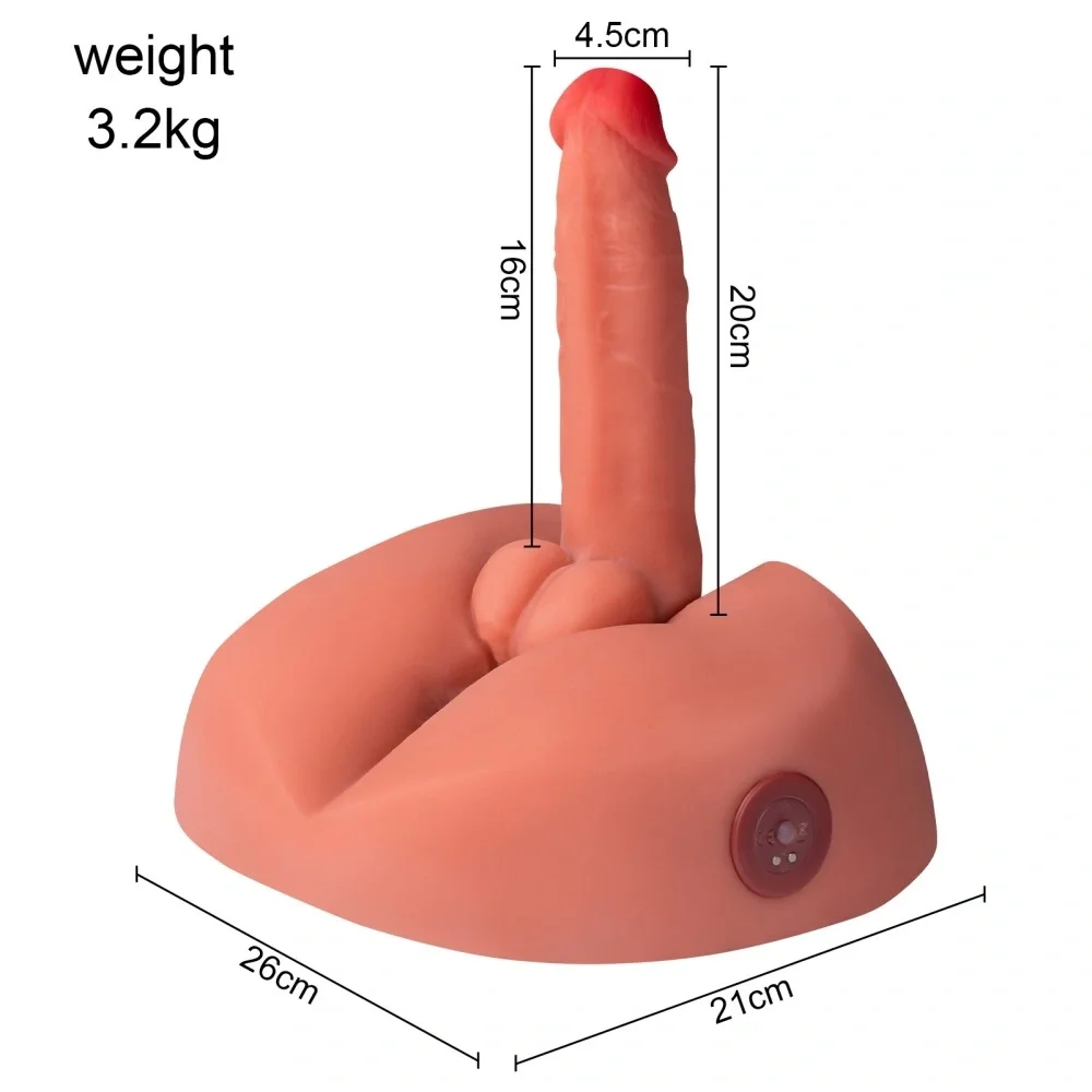 XISE Masturbator Honey Ass&Dildo 7 Moduri Impingere si Vibratii SuperSkin USB Natural 3.3 kg