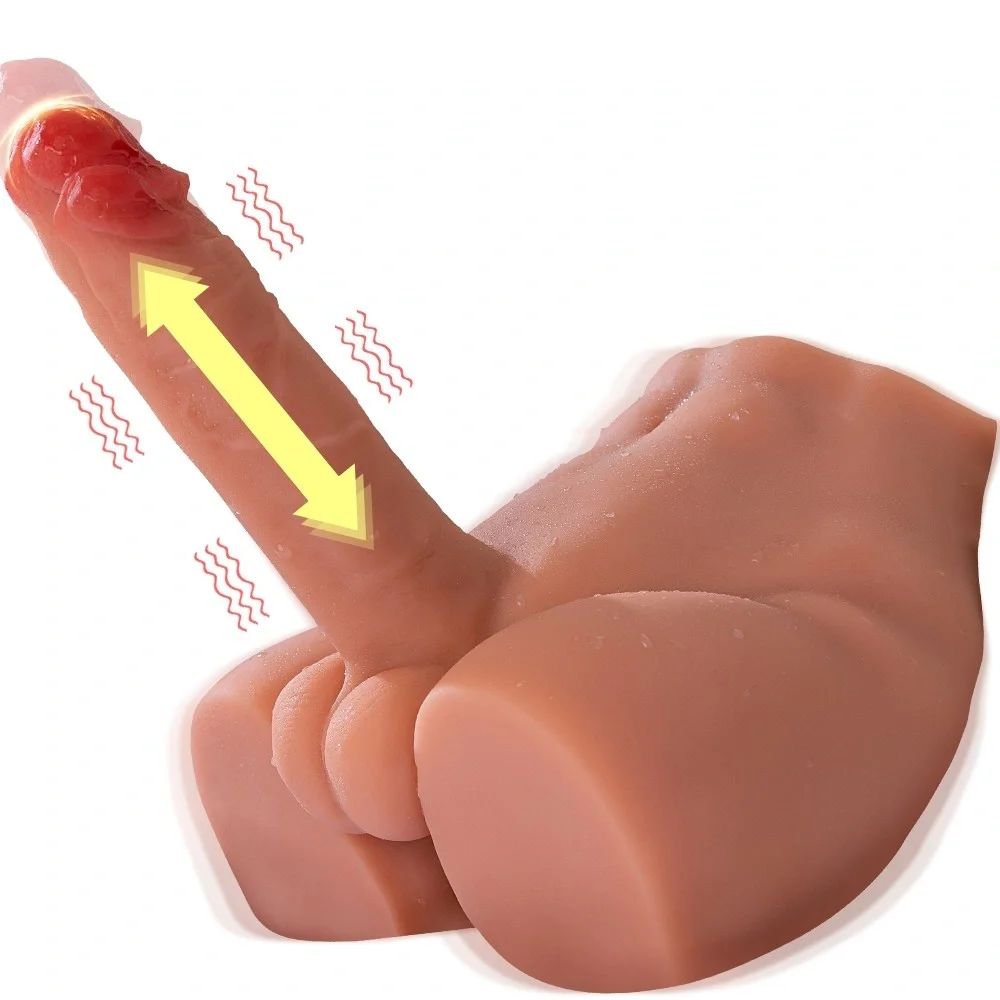 XISE Masturbator Peel Ass&Dildo 7 Moduri Impingere si Vibratii SuperSkin USB Natural 2.7 kg