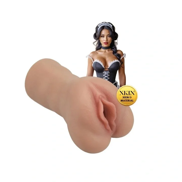 XKIN Masturbator Mischievous Maid Lacey Dustandride TPE Natural 13.5 cm
