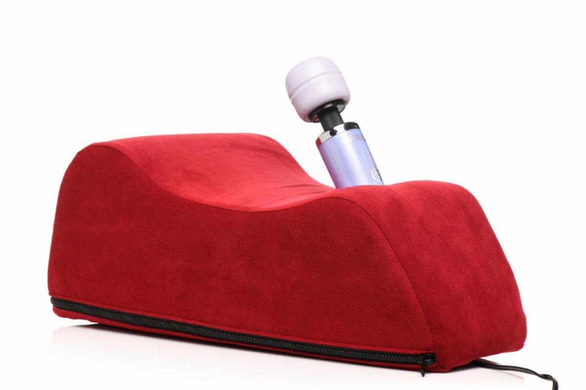 XR Brands Perna pentru Jucariile Sexuale Deluxe Wand Saddle Rosu
