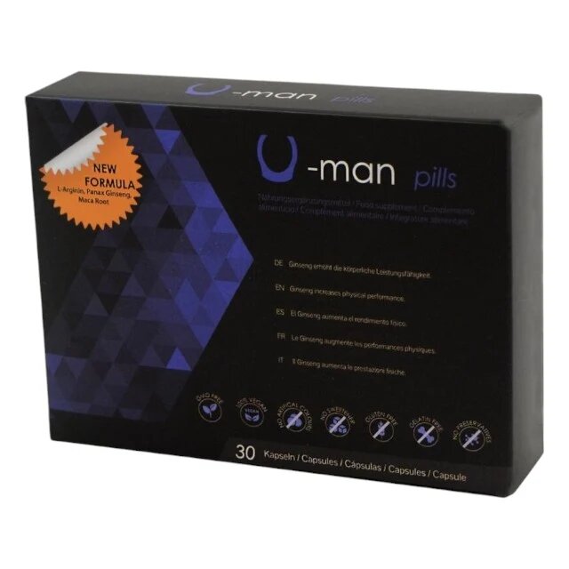 500 Cosmetics Capsule U-Man Pills pentru mărirea penisului potență și performanțe sexuale îmbunătățite 30 buc