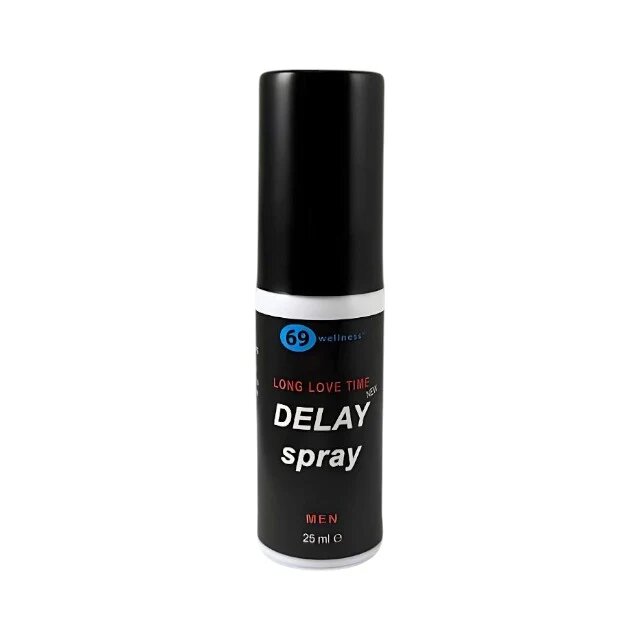 69 WELLNESS Spray pentru întârzierea ejaculării Delay Spray cu efect de răcire formulă naturală cu cuișoare 25 ml