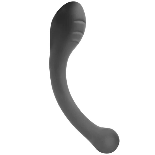 ADDICTED TOYS Plug anal Anal Stimulator lungime 18 cm diametre 1.4 - 3.6 cm din silicon flexibil negru