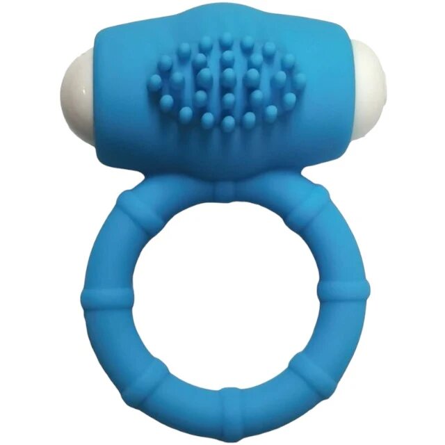 ARMONY Inel vibrator - Power pentru cupluri din silicon albastru