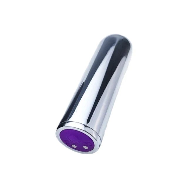 ARMONY Stimulator clitoris Vibrator Bullet Silver 9 funcții de vibrație rezistent la apă argintiu