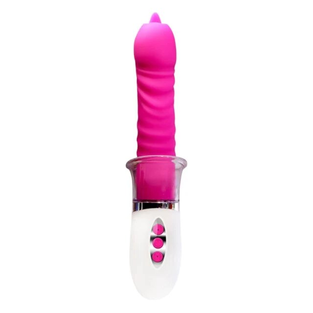 ARMONY Vibrator Liberty cu 6 funcții de vibrație 5 funcții de aspirație din silicon 25 cm roz