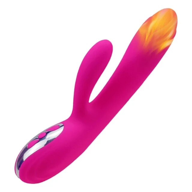 ARMONY Vibrator rabbit Flexible Heat Effect cu funcție de încălzire 10 funcții de vibrație din silicon premium roz