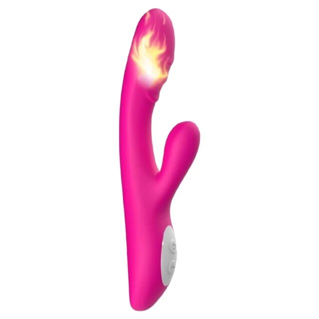 ARMONY Vibrator rabbit Spark Vibrator cu funcție de încălzire 9 funcții de vibrație silențios rezistent la apă roz