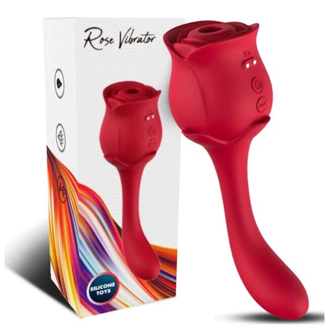 ARMONY Vibrator - Roselover pentru stimularea punctului G și aspirarea clitoridiană 10 funcții de vibrare