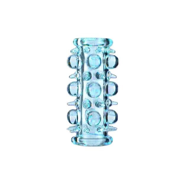 B-SERIES Manșon pentru penis pentru stimulare intensă și îngroșare lungime 7 cm culoare albastru (67-00013)