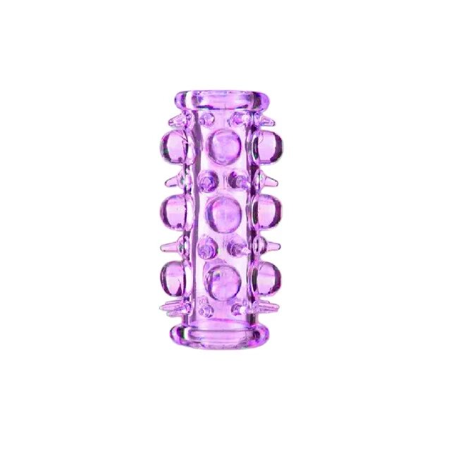 B-SERIES Manșon pentru penis pentru stimulare intensă și îngroșare lungime 7 cm culoare mov (67-00015)