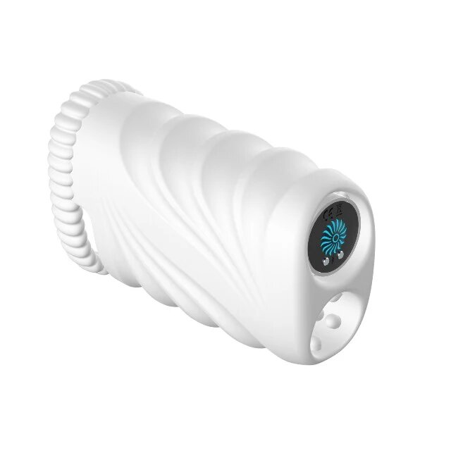 B-SERIES Masturbator MONROE Bullet Vibrating Masturbating Stroker cu 2 orificii vibrator bullet inclus 9 funcții de vibrație alb