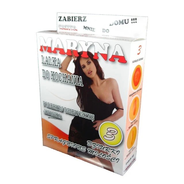 B-SERIES Păpușă gonflabilă Maryna Lalka bust conturat 3 orificii pentru penetrare mărime naturală șatenă