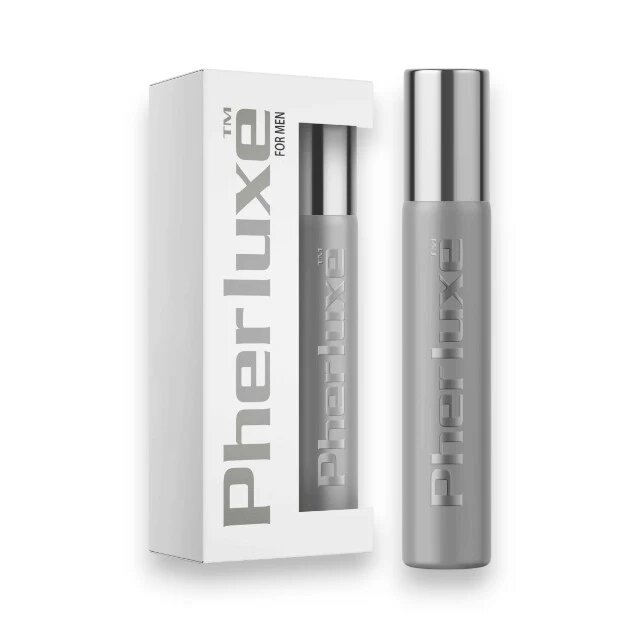 B-SERIES Parfum cu feromoni PHERLUXE Silver pentru bărbați note de mandarină piper și lemn de santal 33 ml