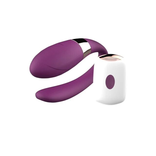 B-SERIES Vibrator V-Vibe pentru stimularea clitorisului și punctului G 7 funcții de vibrații control prin telecomandă mov