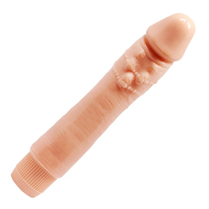 Baile Vibrator realist Barbara Dybbuk funcții multiple de vibrație lungime 24 cm culoarea pielii