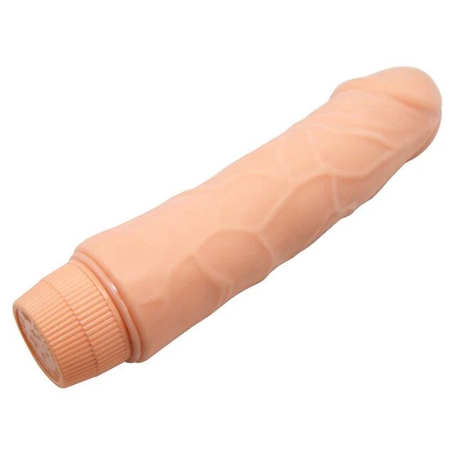 Baile Vibrator realist Barbara Jeff funcții multiple de vibrație lungime 19.5 cm culoarea pielii