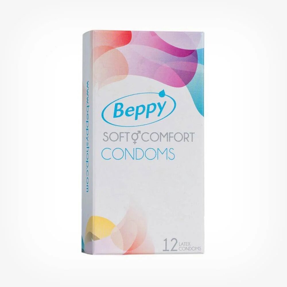 BEPPY Prezervative Soft & Comfort din latex natural diametru 56 mm 12 buc