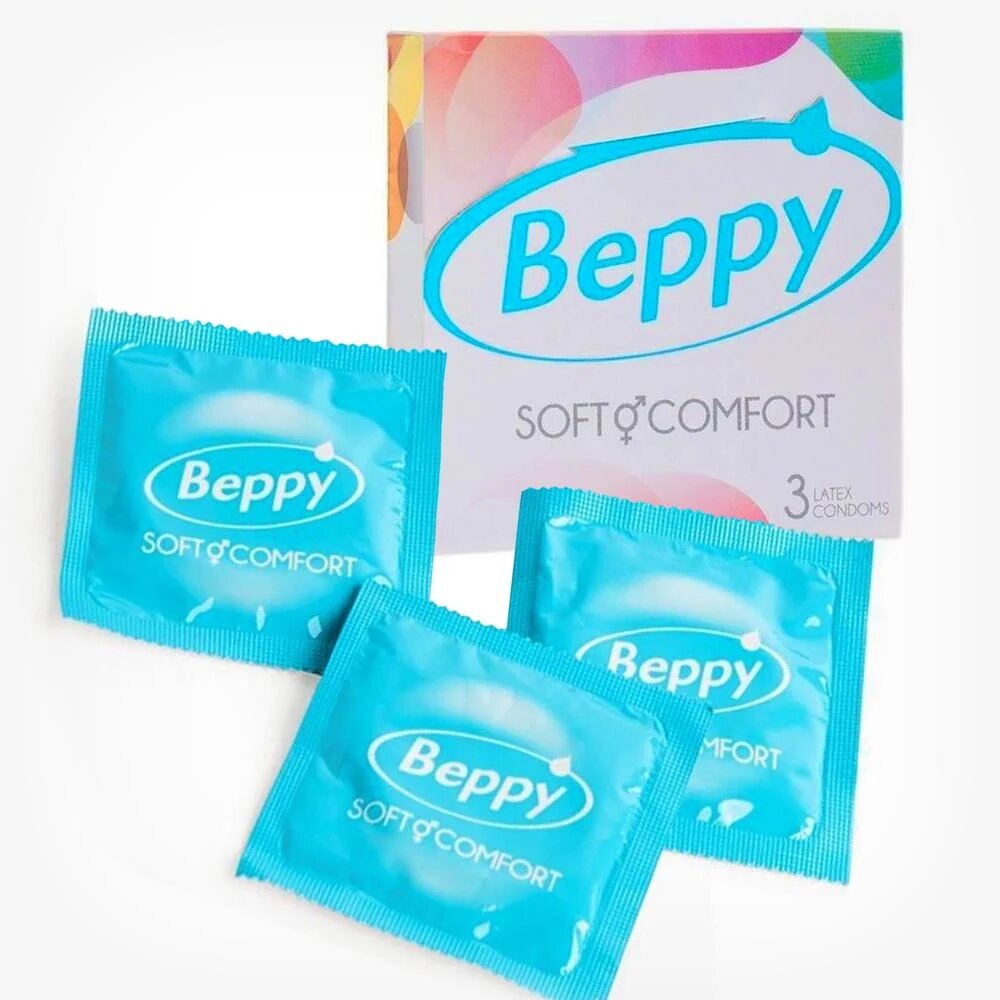 BEPPY Prezervative Soft & Comfort din latex natural diametru 56 mm 3 buc